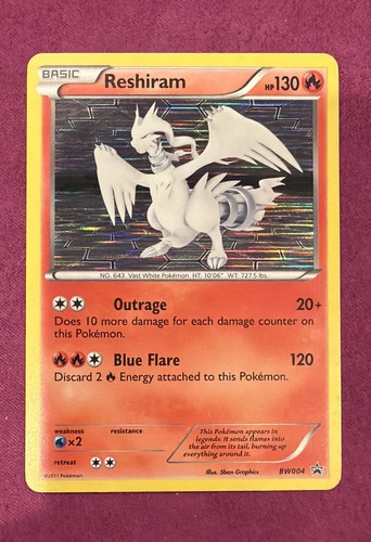 Reshiram bw004 black white - bw004,